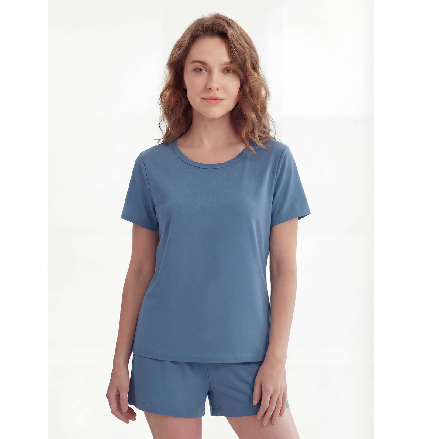 Bamboo Cotton Women's Pajama Set Soft Breathable