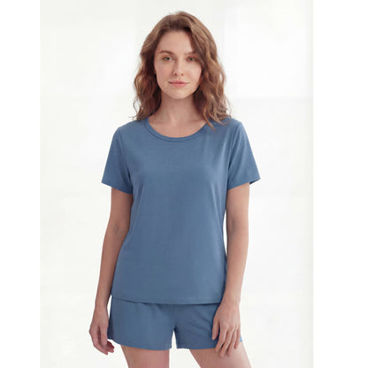 Bamboo Cotton Women's Pajama Set Soft Breathable