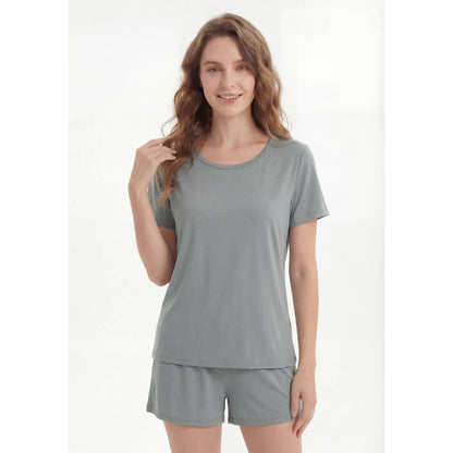 Bamboo Cotton Women's Pajama Set Soft Breathable