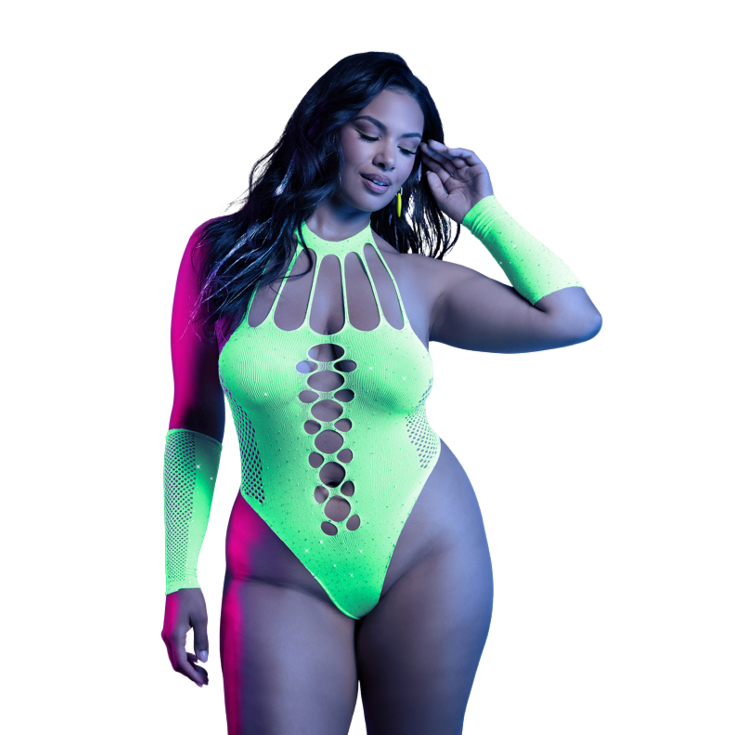 Pressure Point Rhinestone Teddy