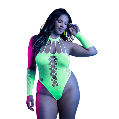 Pressure Point Rhinestone Teddy