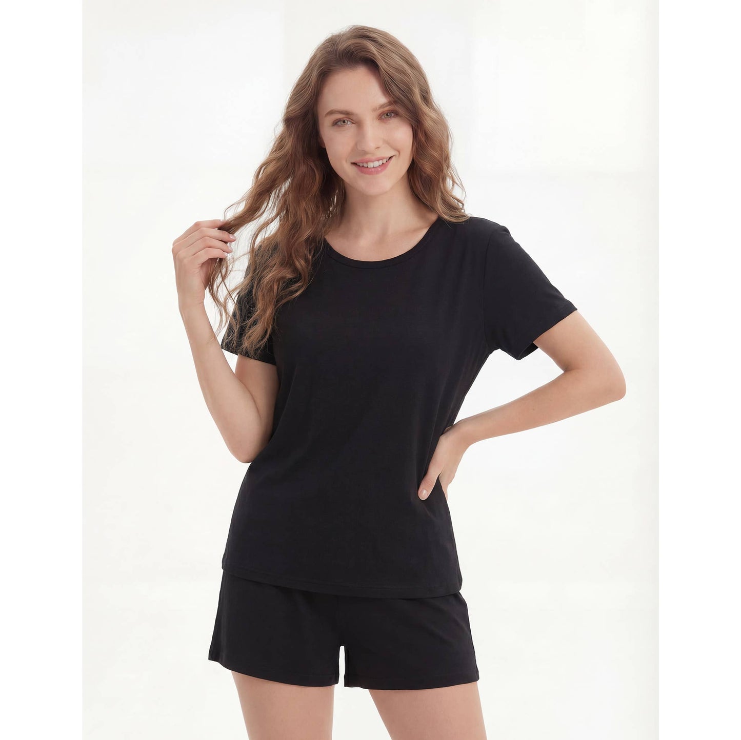 Bamboo Cotton Women's Pajama Set Soft Breathable